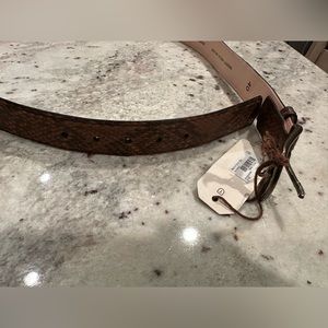 New Tecovas python snakeskin billy belt sz. 40